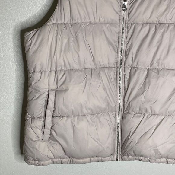 Old Navy Frost Free Puffer Zip Vest Icelandic Mineral Size XL - Picture 5 of 15